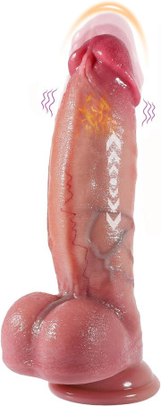 Thrusting Dildo Vibrating Huge Thick Dildo Vibrator