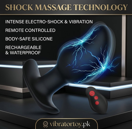 Leyuto Vibrating Butt Plug Prostate Massager – Estim Anal Plug Male Anal Sex Toy In Pakistan