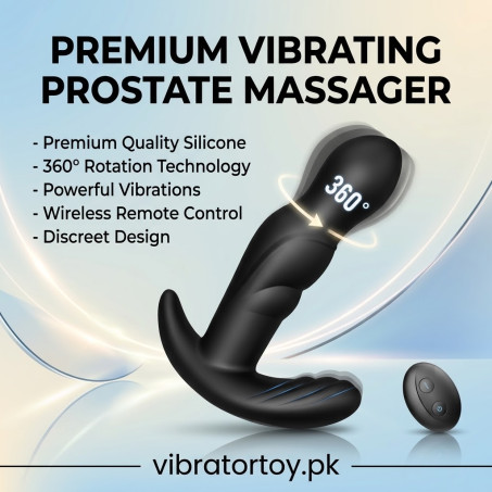 360° Rotating Prostate Massager Anal Toy – Male Sex Toy In Pakistan