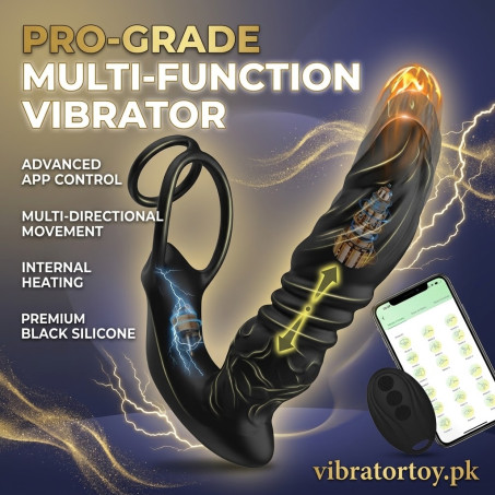 5-in-1 Prostate Massager Thrusting Anal Vibrator In Pakistan