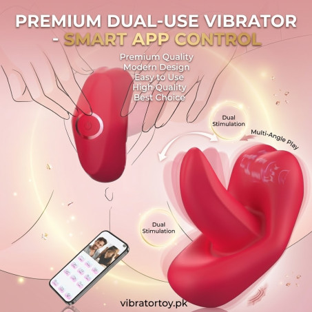 Adult Sex Toys G Spot Vibrator, Rose Toy Butterfly Tongue Lick Vibrator In Pakistan