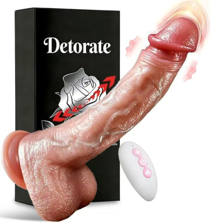 Realistic Thrusting Dildo Vibrator Sex Toys, Suction Cup Dildo Couples Sex Toys