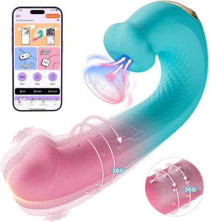 APP-Controlled Rotating Bead Silicone Vibrator