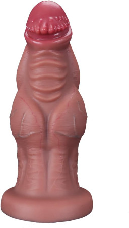 Monster Size Fantasy Knot Suction Cup Dildo for Anal Play