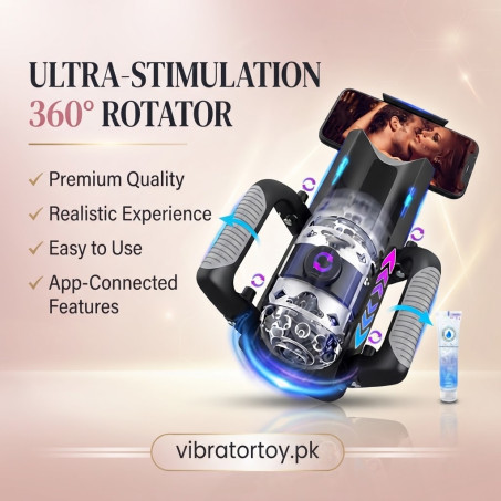 Hands Free Pocket Pussy with 12cm Blowjob Machine In Pakistan