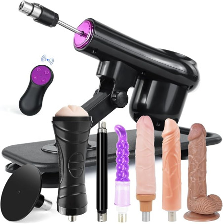 Automatic Electric Sex Machine with 7 Accessories and 85° Adjustable Angle
