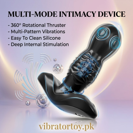 Fast Thrusting Anal Vibrator with Remote Control In Pakistan